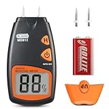Moisture Tester, Dr.meter Wood Moisture Tester Portable Moisture Meter for Logs...