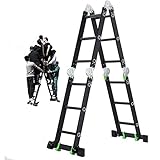 Telescoping Telescopic extension portable - Collap Heavy Duty Foldable Aluminum...