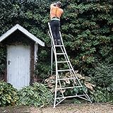 Orchard Garden Tripod Ladder, For Hedge Cutting, Platform 1 Leg Adjustable (3.6m...